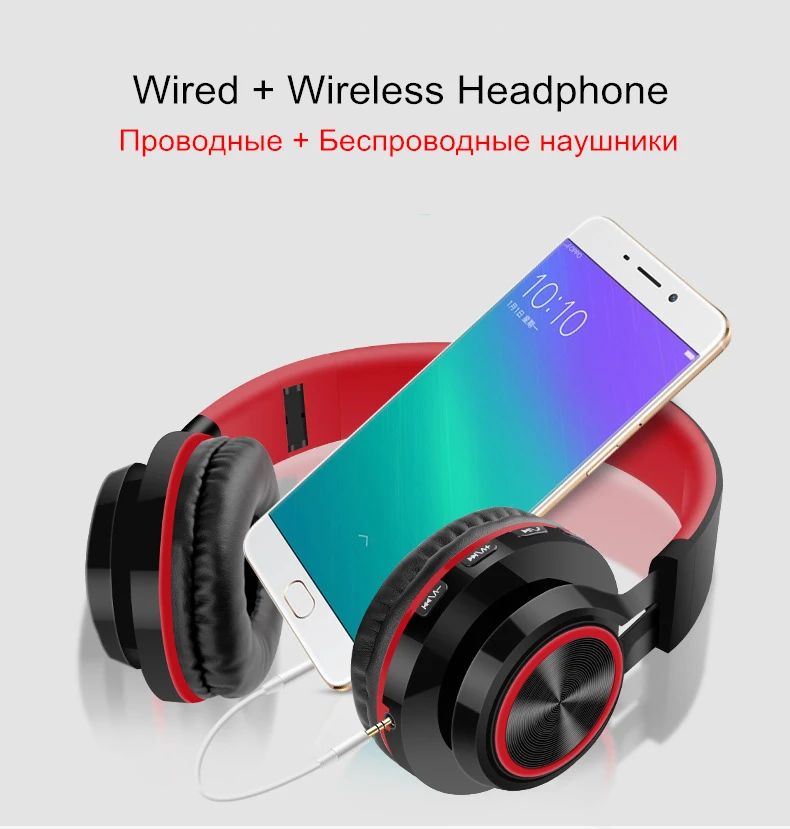 Модная bluetooth-гарнитура, складные беспроводные наушники, наушники с микрофоном для телефона xiaomi iphone, наушники