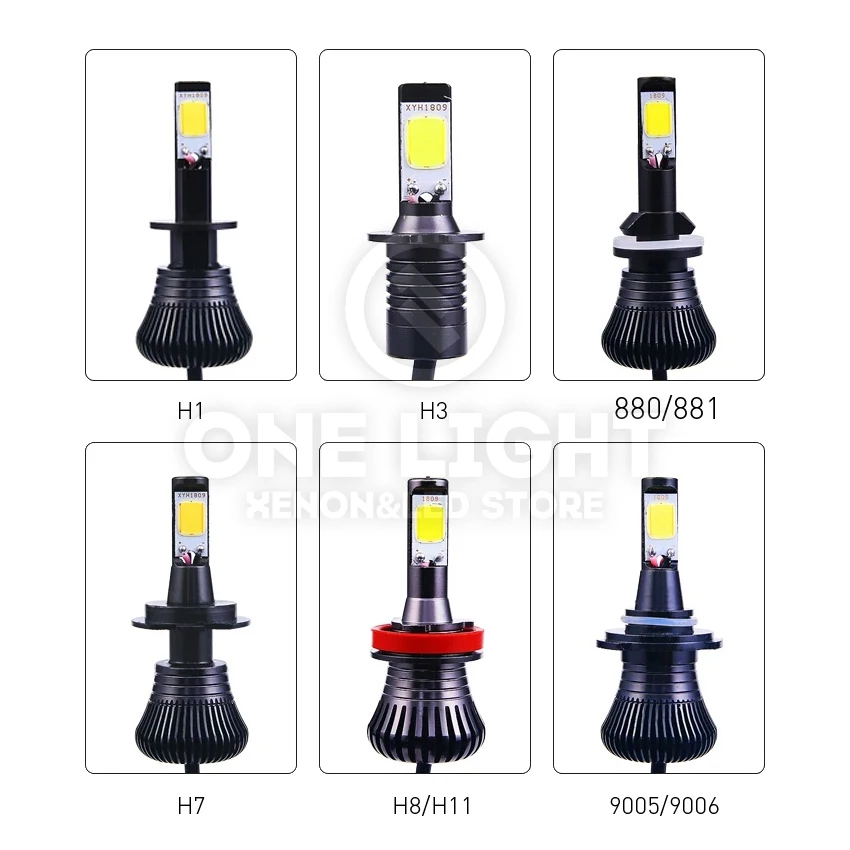 2pcs New Flash COB LED Bulbs H1 H3 H7 H8 H11 9005 9006 880 881 80W Strobe Car Fog Driving Light Lamp | Автомобили и мотоциклы