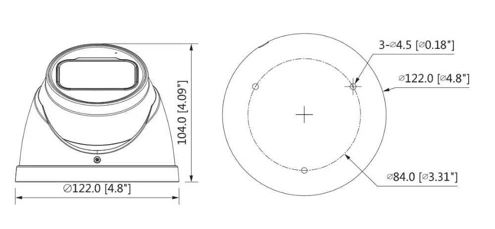 Dahua HAC-HDW2601T-Z-A 6MP CCTV камера WDR HDCVI IR для очков | Безопасность и защита