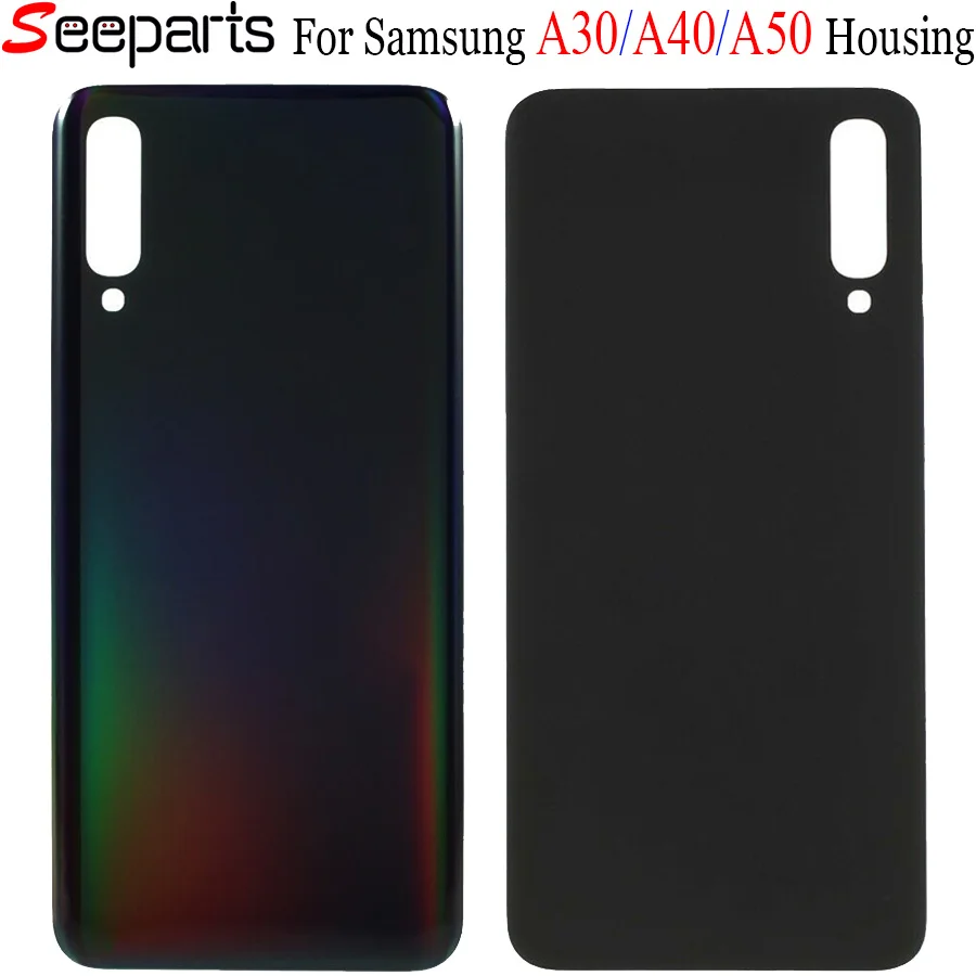 Новый корпус для SAMSUNG Galaxy A30 A40 Задняя крышка батареи Дверь стеклянная A20 чехол A50