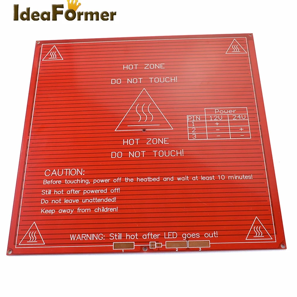 

3D Printer RepRap 3D Printer PCB Heatbed MK2B Heated Bed Hot Plate For Prusa Mendel