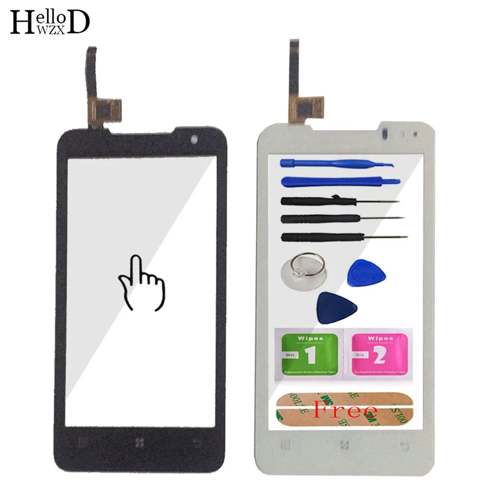 

Цифровой преобразователь сенсорного экрана для Lenovo P770 сенсор сенсорного экрана Переднее стекло сенсорная панель стекло объектива клей