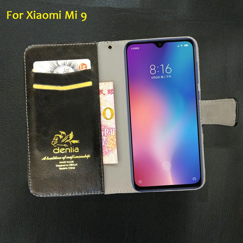 Топ New! Для Xiaomi mi 9 чехол 5 цветов с крышкой Роскошный кожаный эксклюзивный для