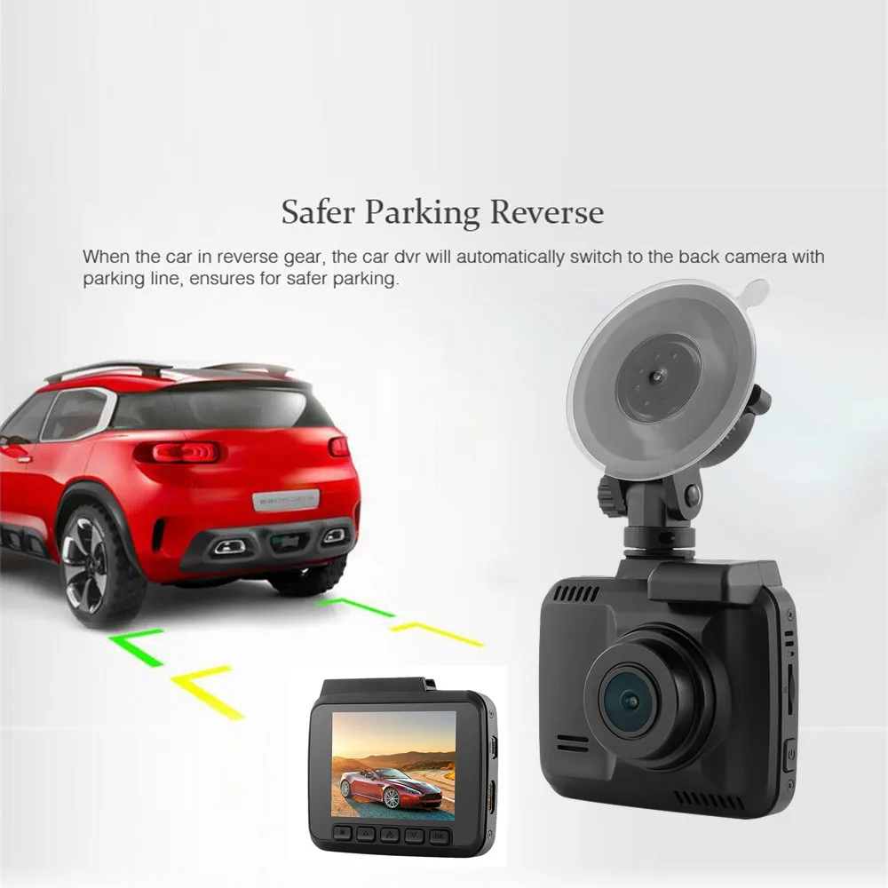 CARPRIE 4K Ultra HD Автомобильный видеорегистратор 2,4 дюймов видеорегистратор WiFi GPS-AZDOME 170 широкоугольный видеорегистратор заднего вида# M