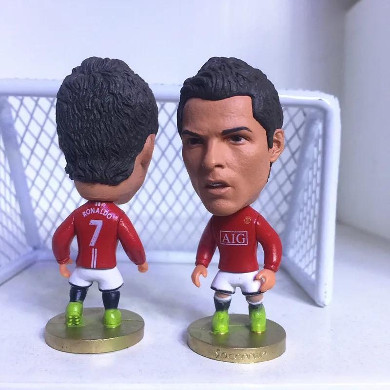 Soccerwe мультфильм Сезон Футбол Звезда кукла MU #7 # Криштиано Роналдо статуэтки мини