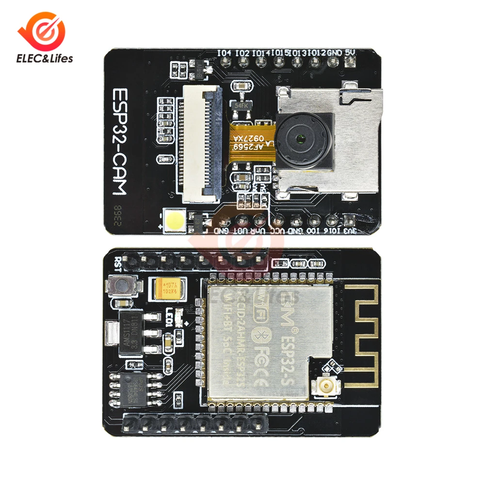 Двухъядерный ESP32S ESP32-CAM WiFi Bluetooth макетная плата Wi-Fi ESP32-S IEC SPI Серийный беспроводной модуль+ OV2640 модуль камеры