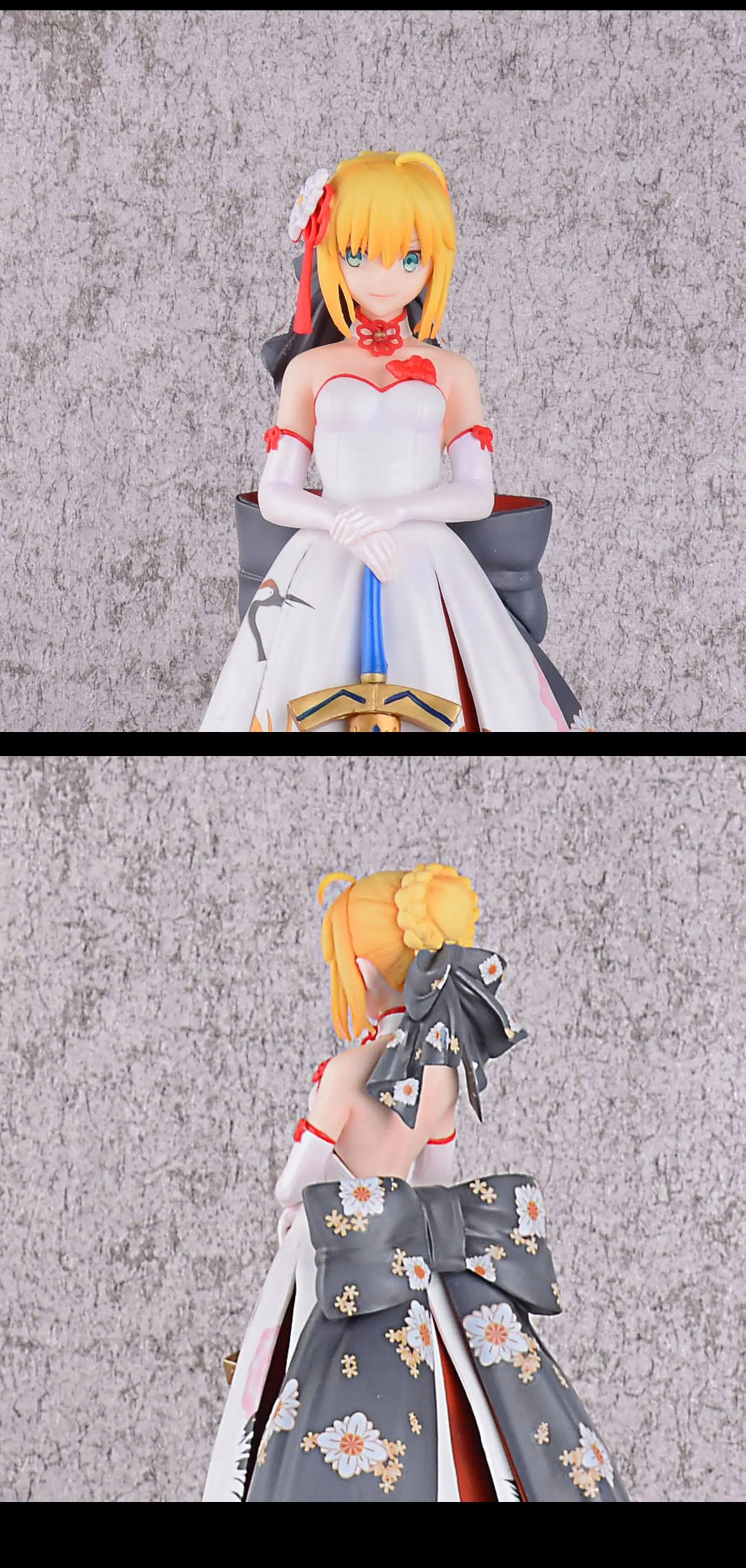 Альтер из новеллы Fate Grand Order Saber Arturia кимоно Ver. Аниме ПВХ фигурка Arutoria Pendoragon свадебное платье Коллекция игрушек 25,5 см