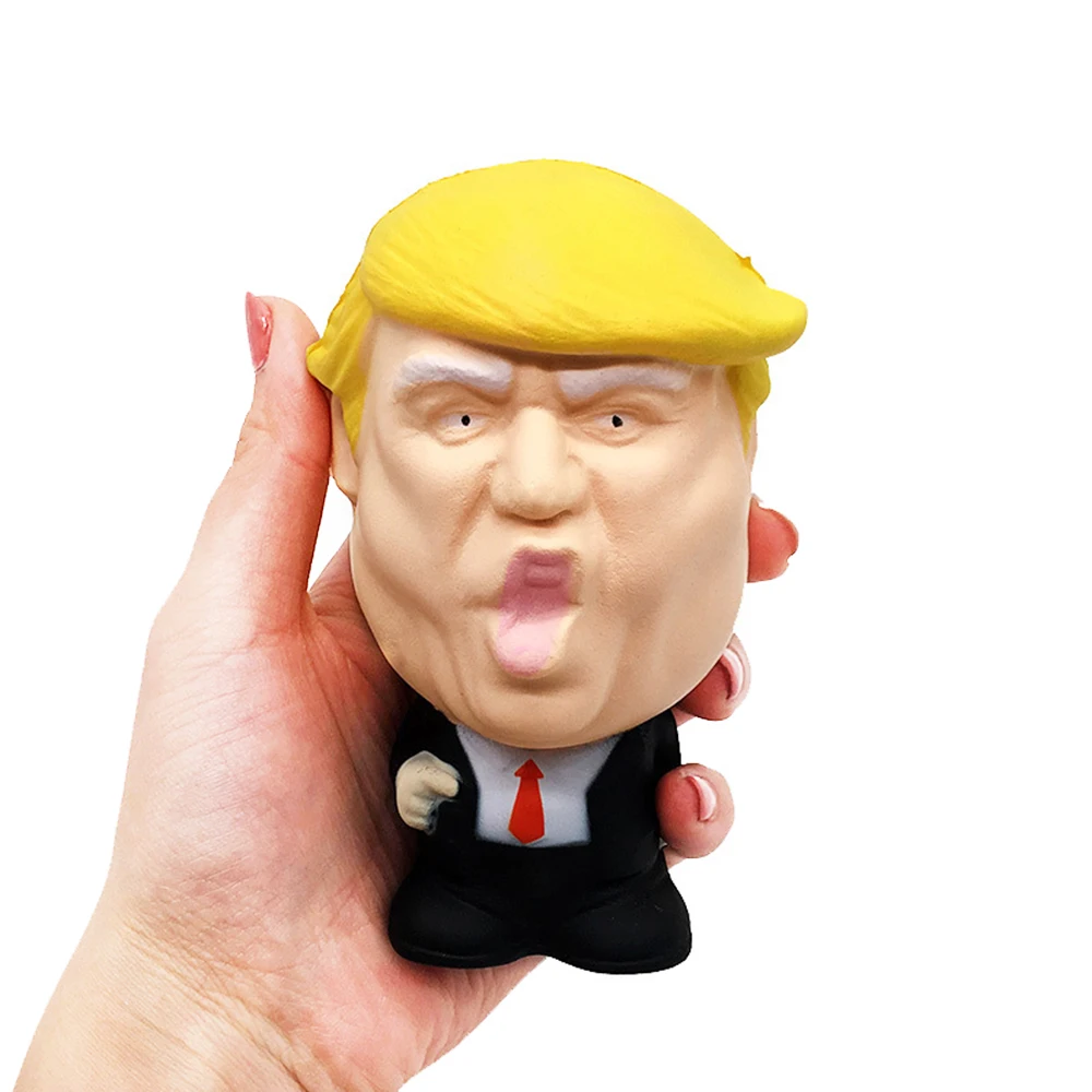 Милый Дональд Трамп мяч для сжимания стресса Большая мягкая антистрессовая