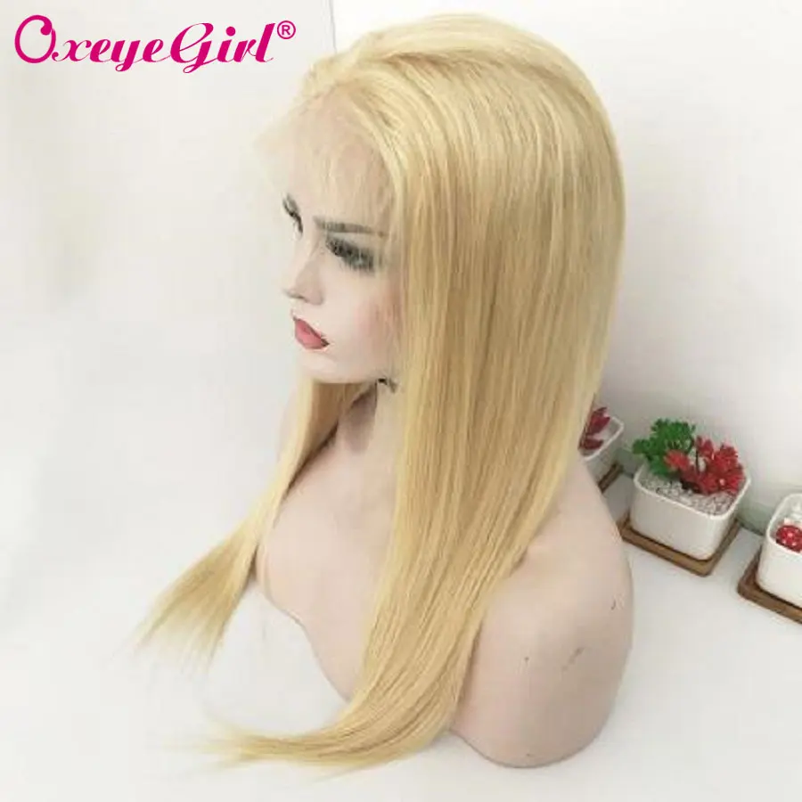Oxeye girl 13x4 перуанские прямые парики 613 человеческие волосы на кружеве Remy