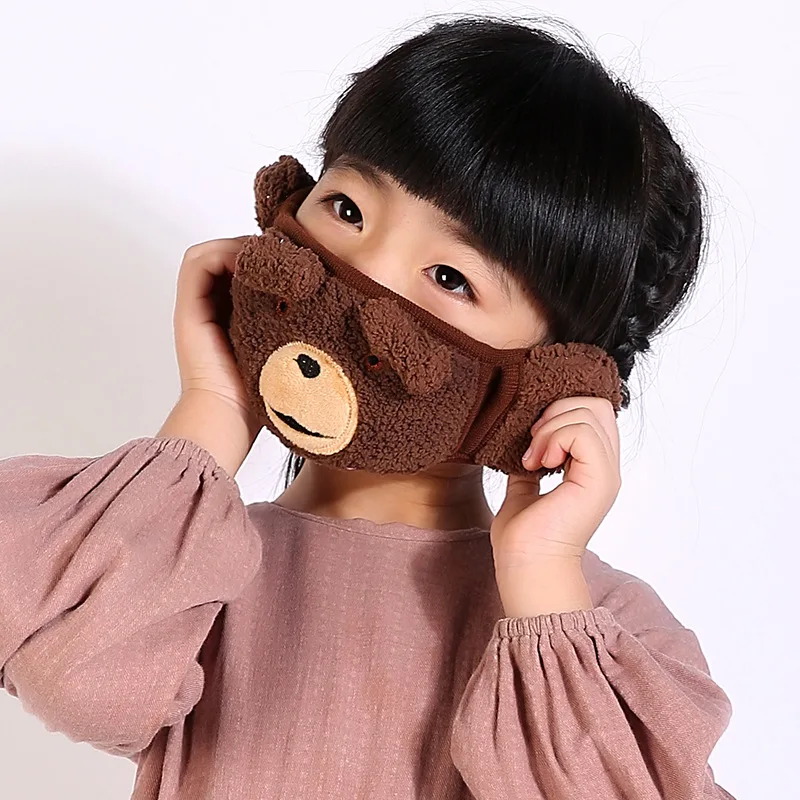 Зимние тренировочные маски для верховой езды дышащая маска аниме женская детей