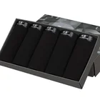 Боксеры мужские короткие 5 шт.лот, модал, мягкое дышащее нижнее белье, пикантные черные, нижнее белье, Y848