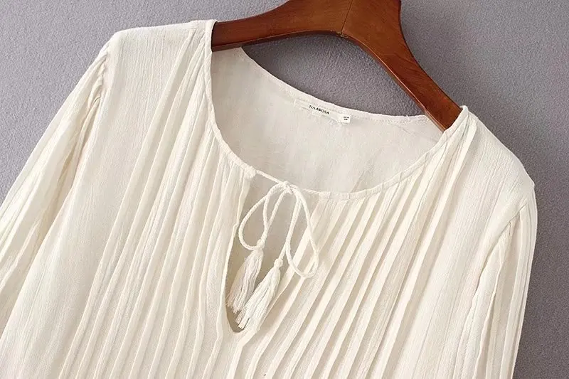 Дениска Модные Бежевые платье Для женщин Boho Богемия Цветочные Вышивка Кружево