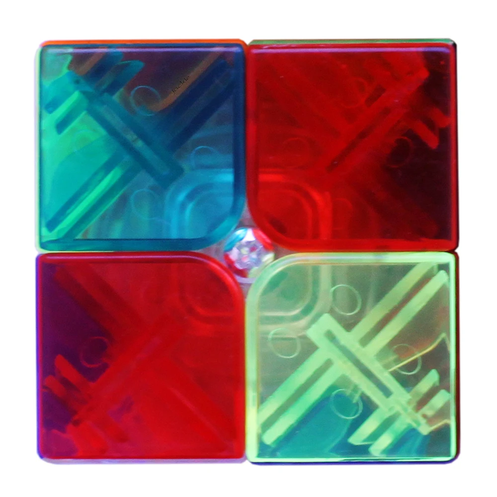 2*2*2 гиалин YJ 5 1 см 2x2x2 магический куб 2 слоя Cubo Megico Головоломка Куб Детская игрушка