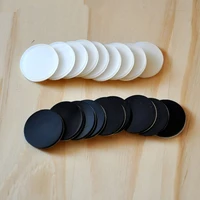 10 100pcs 302mm selfadhesive black anti slip flat bumper pad silicone rubber feet furniture pads sticky silicone shock absorber
