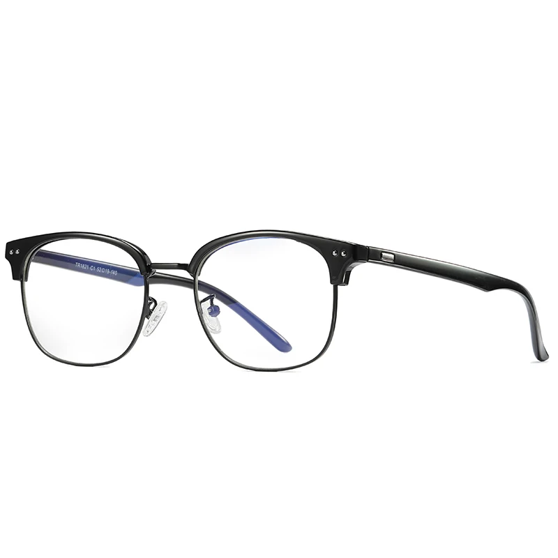 C1 Bright black Pro Acme TR90, рамка, анти-синий светильник, блокирующие очки, унисекс, синий светильник, очки, защита для чтения, геймер, компьютерные очки, PB1202 - Цвет оправы: C1 Bright black