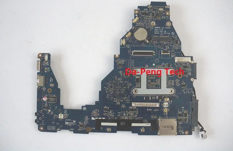 Оригинальная материнская плата KEFU для ноутбука K000124370 Toshiba C660 C665 PWWHA LA-7202P DDR3