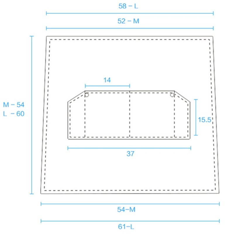Синий джинсовый фартук средней длины кожаные ремешки Парикмахерская бариста