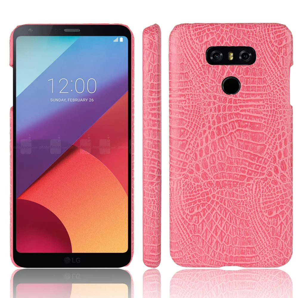 Роскошные крокодиловой кожи Pattern кожаный чехол для LG G6 крышка ударопрочный