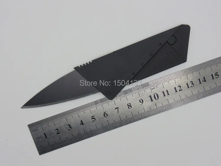 Free Shipping Hot Selling Outdoor Survival Security Camping Blade Logo Pocket Wallet Folding Credit Card Knife | Инструменты