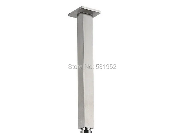Stainless Steel Squar Style 1/2" Connection Shower Set Pipe 