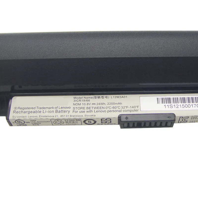 10 8 V 24Wh 2200mAh L12M3A01 L12S3F01 L12C3A01 ультрабук литий-ионный аккумулятор для Lenovo IdeaPad S210 S215