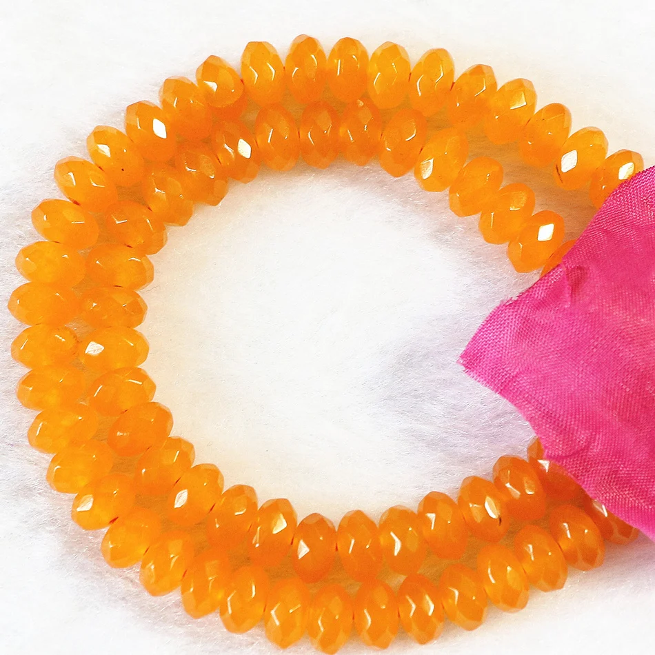 Оптовая цена блестящий камень халцедон 2x4 мм 4x6 5x8 граненые rondelle abacus бусины
