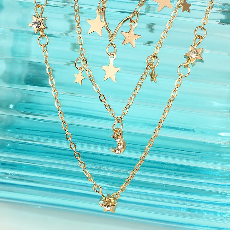 Многослойные ожерелья в богемном стиле для женщин и девушек модное ожерелье