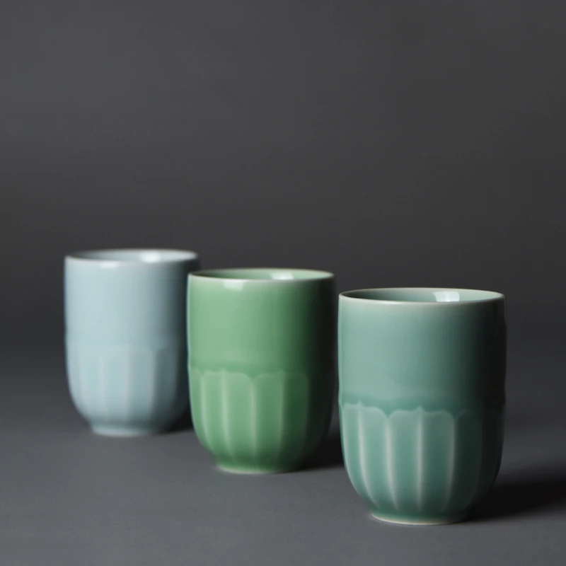 2 шт./лот 200 мл чаша благословения Longquan Celadon мастер-арт чашки для воды чашка дома