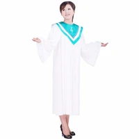 christian church choir long gown robes church clothing timeless women custom rt clergy robe light green white custom size