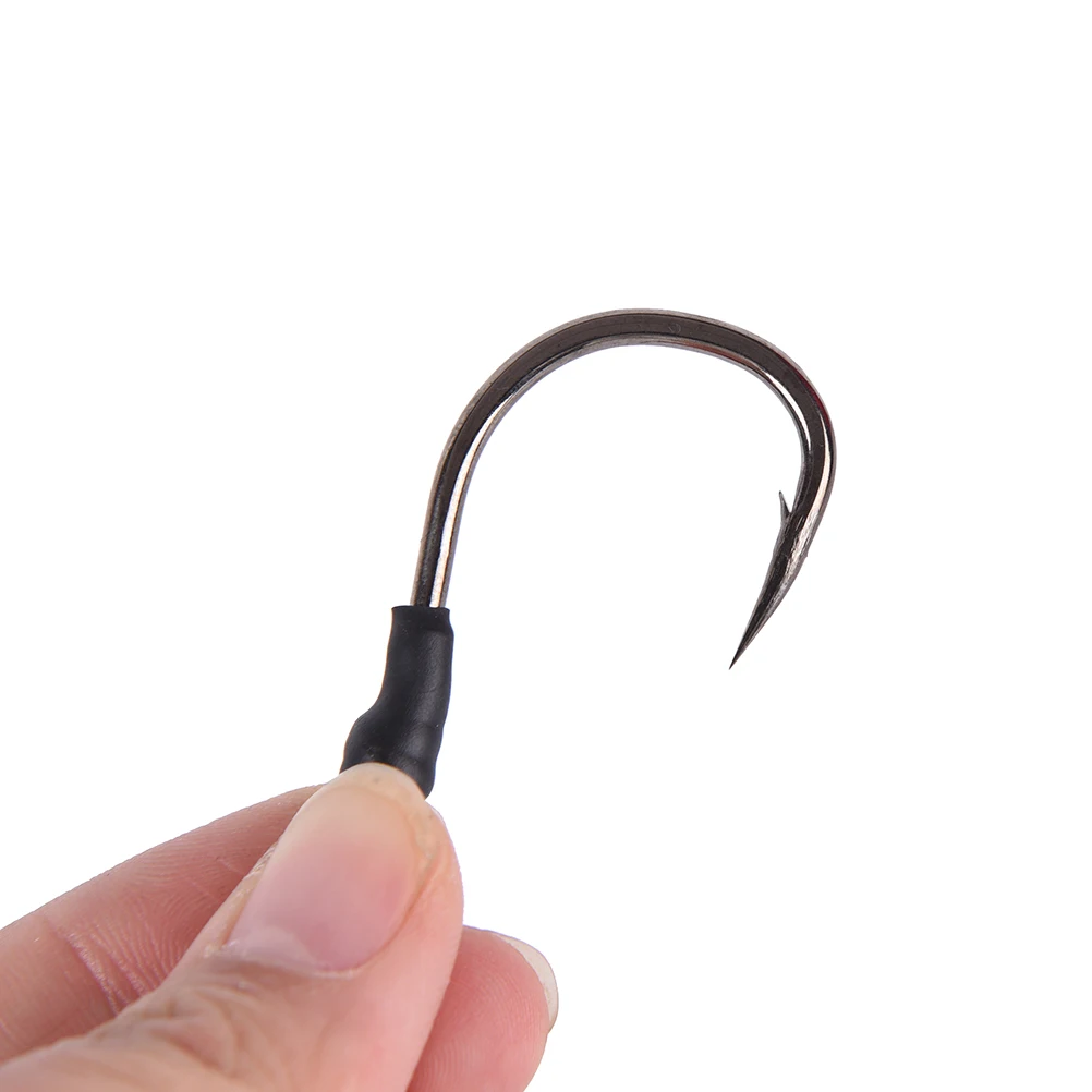 1 пара рыболовный крючок из нержавеющей стали с PE леской морская Мормышка для
