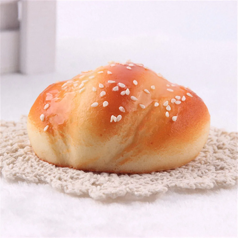 

Antistress Simulation Bread Kids Kitchen Artificial Fake Slow Rising Bread Learning Food Stress Reliever Toys Photo Props Decor