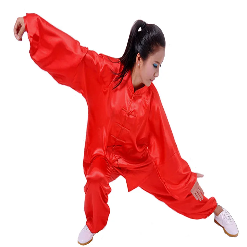 

New Chinese Kung Fu uniforms Long sleeve Tai Chi clothing South Korea Martial Arts Costume wushu Performance Suit