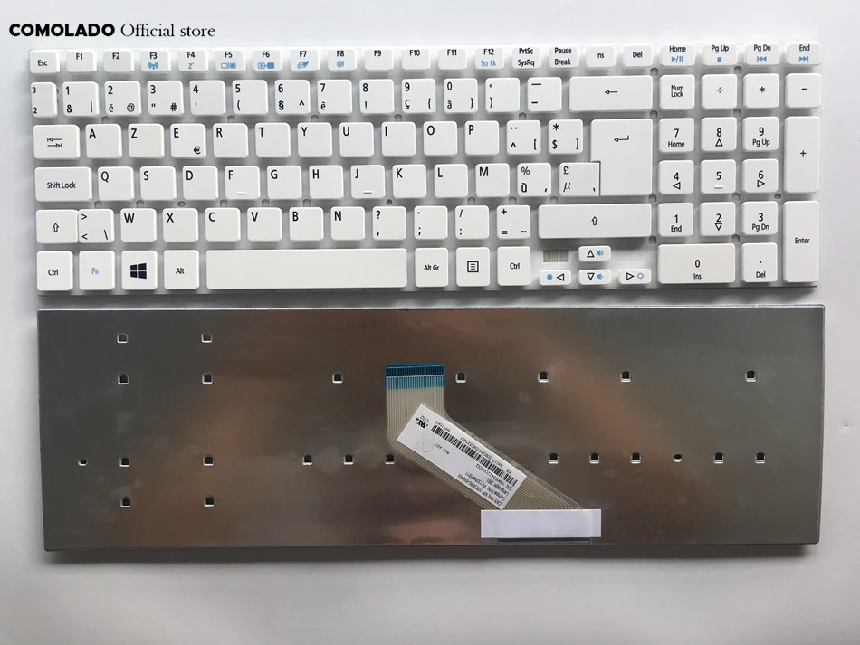 BE Belgium клавиатура для ACER Aspire E15 E1-510P E1-522G 5755 5755G 5830 5830G 5830T E1-530G E1-532G E1-532P белая |