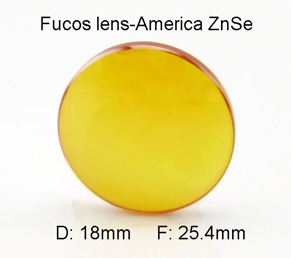 Объектив с лазерным фокусом 18 мм американская Фокусирующая линза ZnSe для CO2
