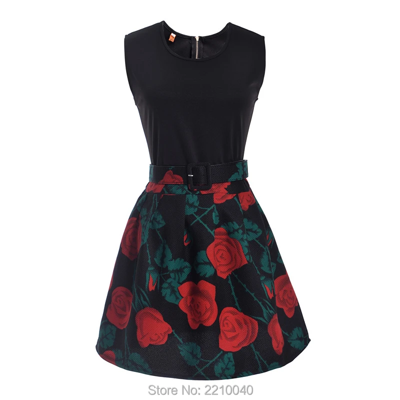 2017 модные подростковые платья для девочек в клетку без рукавов с принтом