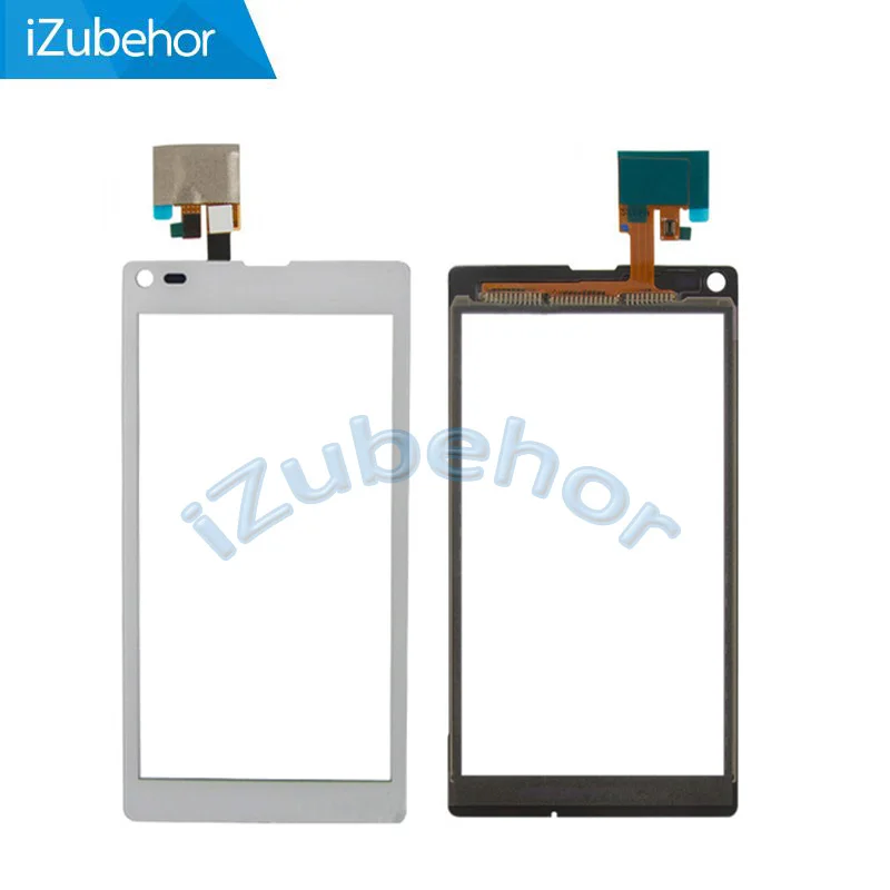100% гарантия Белый сенсорный экран дигитайзер для Sony Xperia L S36 S36h C2105 C2104 Бесплатная