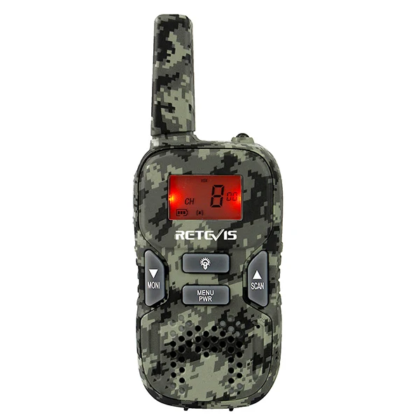 2 шт. RETEVIS RT33 Мини Walkie Talkie детские игрушки Рождественский подарок PMR PMR446 FRS VOX фонарик USB зарядка двухстороннее радио приемопередатчик