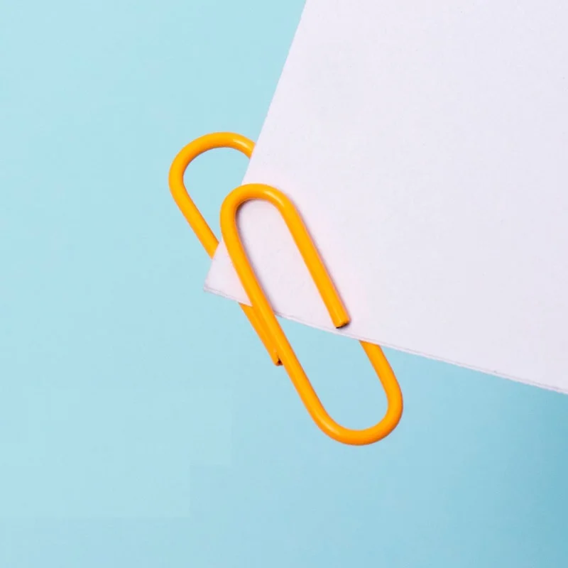 200 шт в форме Цветной металлический зажим для бумаги зажимы файл memo книжные