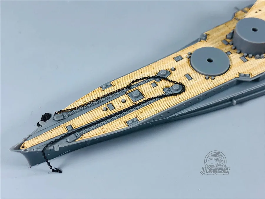 Деревянная колода в масштабе 1/700 для FUJIMI 420219 IJN Kirishima модель броненосца Kits