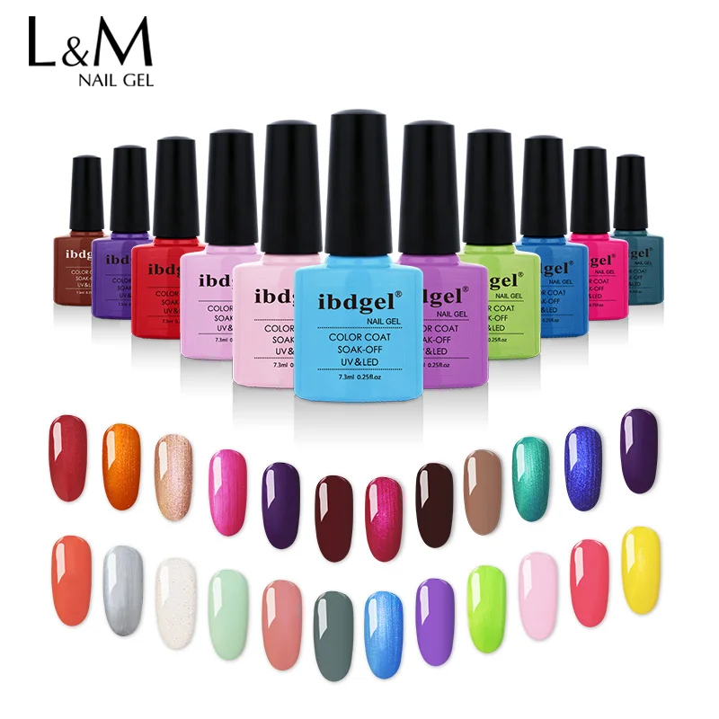 

Ibdgel-200pcs Гель-лак для ногтей УФ светодиодный Полупостоянный лак