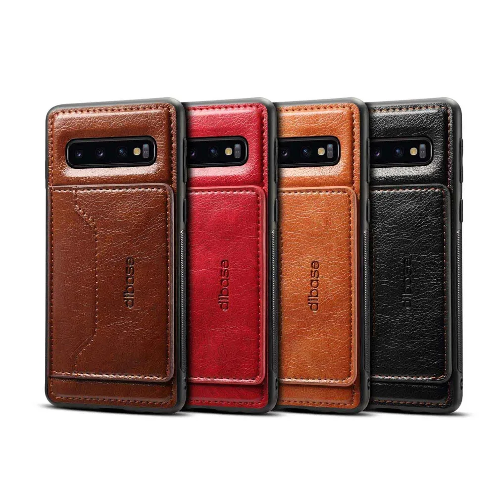 Чехол для Samsung Galaxy S10 чехол plus мягкий бампер из ТПУ держатель карт автомобильный