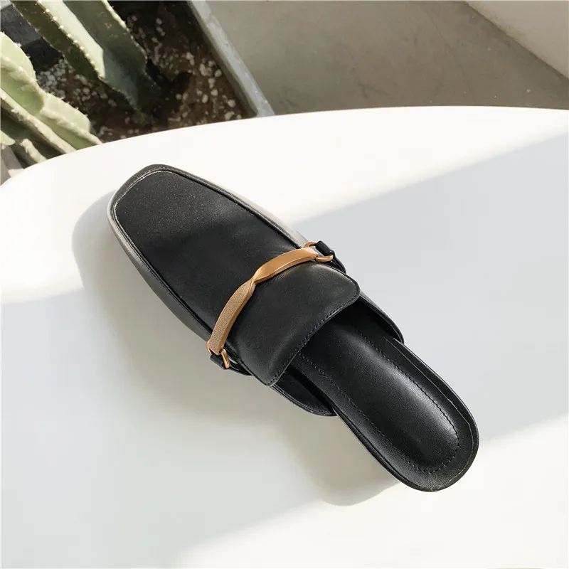 ASUMER/размеры 34-40 Женские туфли из натуральной кожи на плоской подошве с квадратным