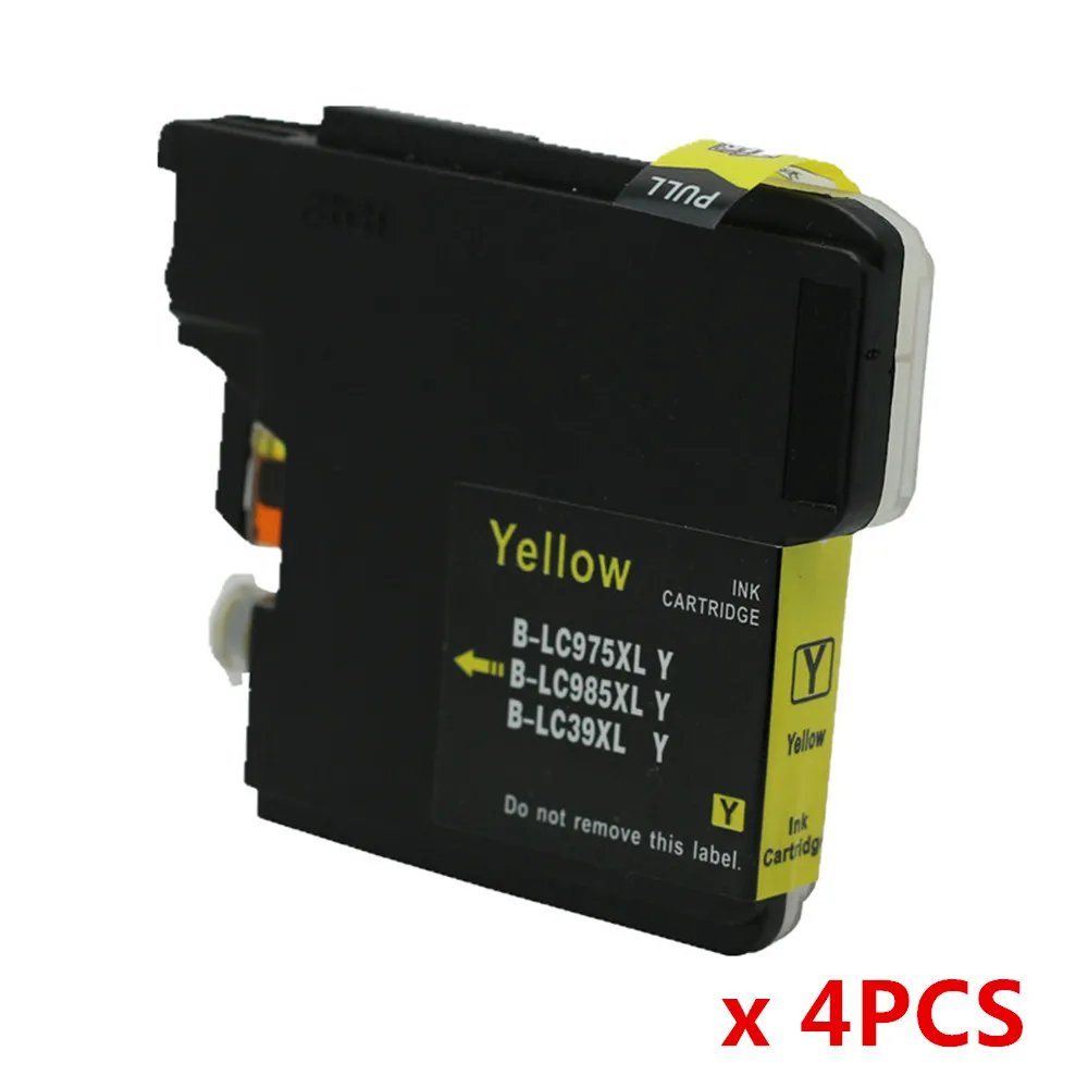 LC985 LC975 LC39 чернила картридж совместимый с DCP385C DCP-J125 DCP-J315W MFC-J415W MFC-J410 струйный принтер - Цвет: 4Y