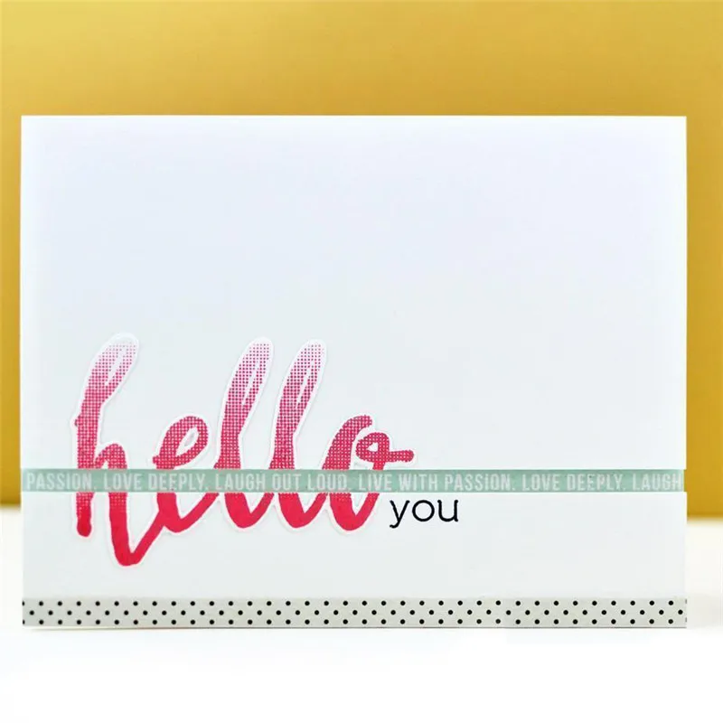 Eastshape Hello Letter металлические Вырубные штампы и Скрапбукинг новые для изготовления