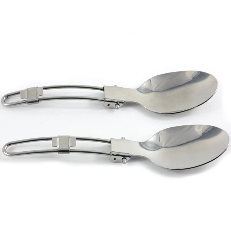 

Multi camping spoon knife fork stainless steel camping tableware set