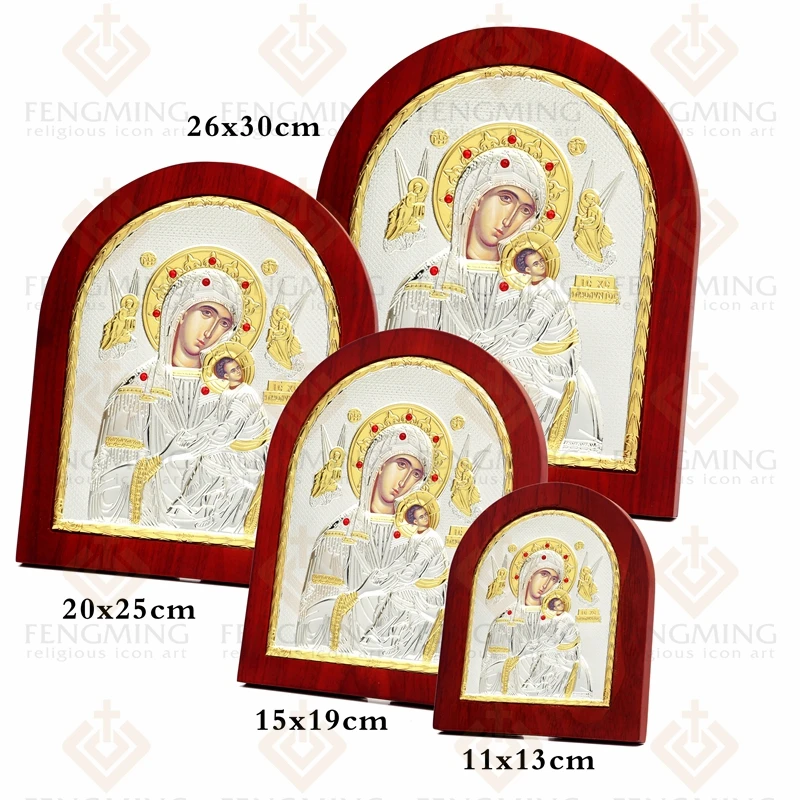 Русская религиозная икона Девы Марии христианская токос верность Крещение