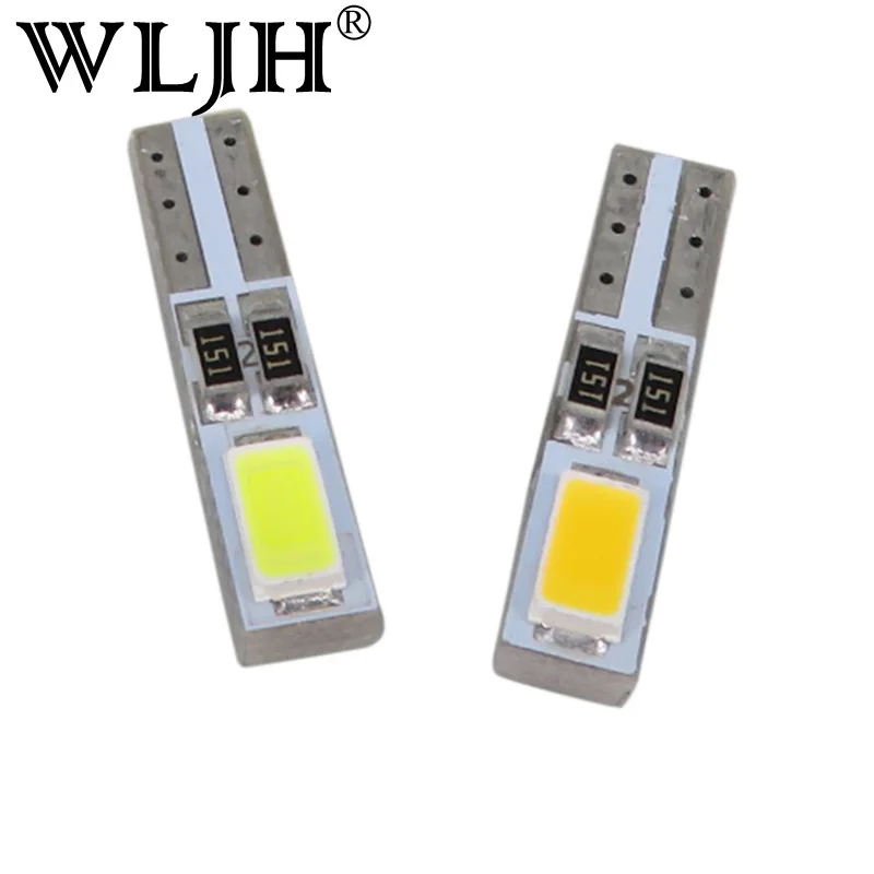 WLJH 10x Led T5 W3W 5730 SMD 37 73 74 Wedge Instrument Panel Speedometer Tacho Gauge Cluster Lamp Dash LED Bulbs Light Universal|led instrument panel