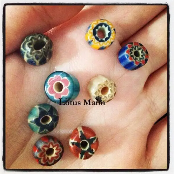 Лотос Манн стеклянные бусины Молиться Браслет с одним обручем|wrap bracelet|bracelet