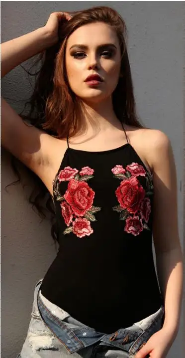 Женское боди женская рубашка без рукавов черный комбинезон эластичный сетчатый