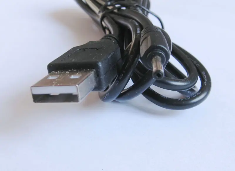 1 шт. USB A 2 0 штекер в постоянный ток 5x0 7 мм питания зарядный кабель удлинитель шнур